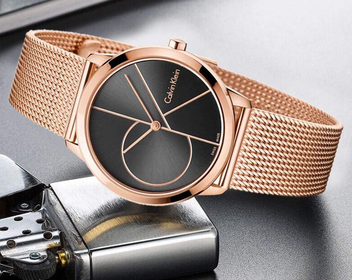 NEW Calvin Klein Minimal PVD Unisex Watches - Rose K3M21621 全新 Calvin Klein MINIMAL PVD 男女通用手錶 - 玫瑰色 K3M21621