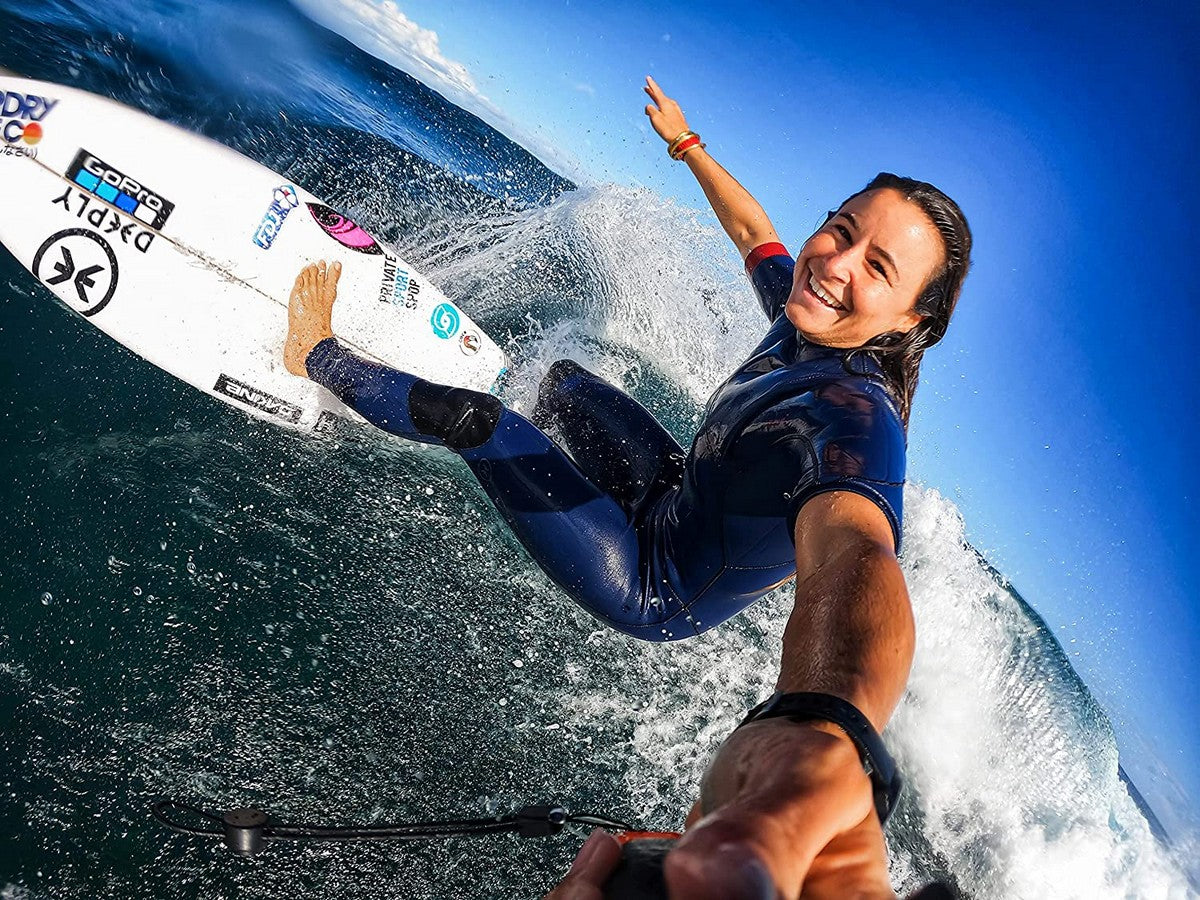 GoPro HERO10 Black - Waterproof Action Camera with Front LCD and Touch Rear Screens|5.3K 60 Ultra HD Video|23MP Photos|1080p Live Streaming - happy