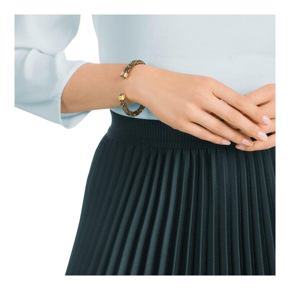 SWAROVSKI Crystaldust Cuff - Gold - Small #5372883