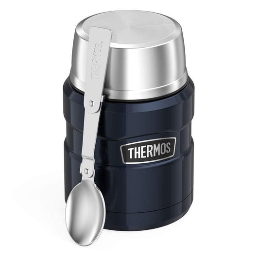 膳魔師 Thermos SK3000系列 不鏽鋼食物燜燒壺 - 四色可選(藍/紅/綠/粉)Thermos SK3000 Series Stainless Steel Food Jar 470mL With Spoon (Midnight Blue)