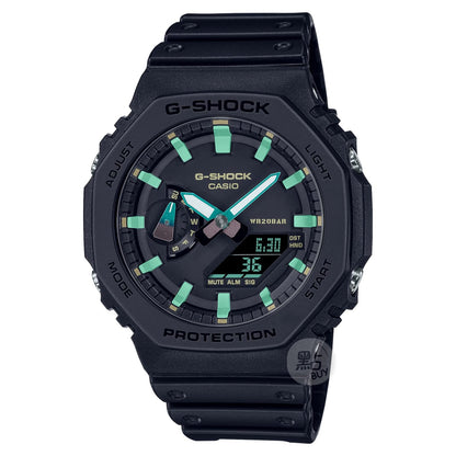 卡西歐 GA-2100RC-1ADR - 錶底蓋