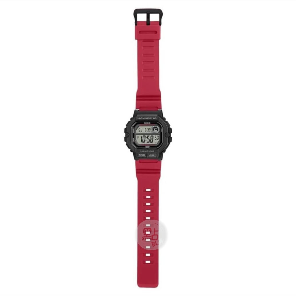 卡西歐 WS-1400H-4AVDF - 錶帶特寫