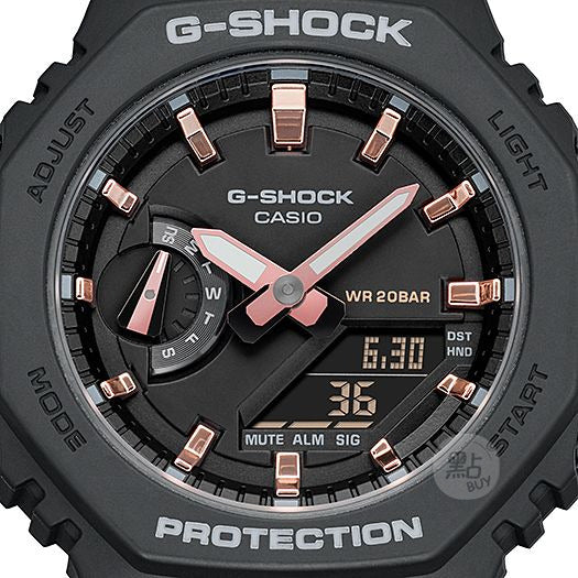 CASIO Black Watch #GMA-S2100-1AER close up