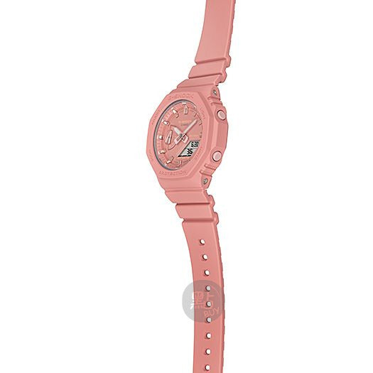 CASIO Pink G-SHOCK Women Watch #GMA-S2100-4A2ER strap side view
