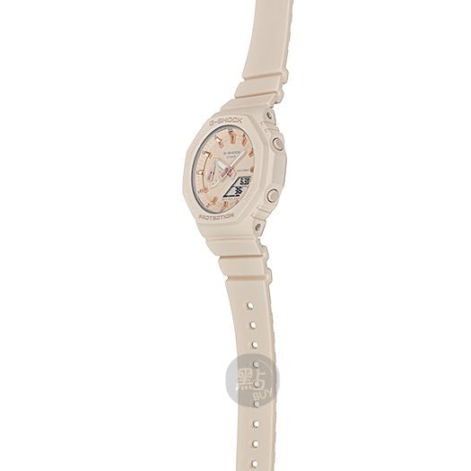 CASIO Pink G-SHOCK Women Watch #GMA-S2100-4AER strap side view