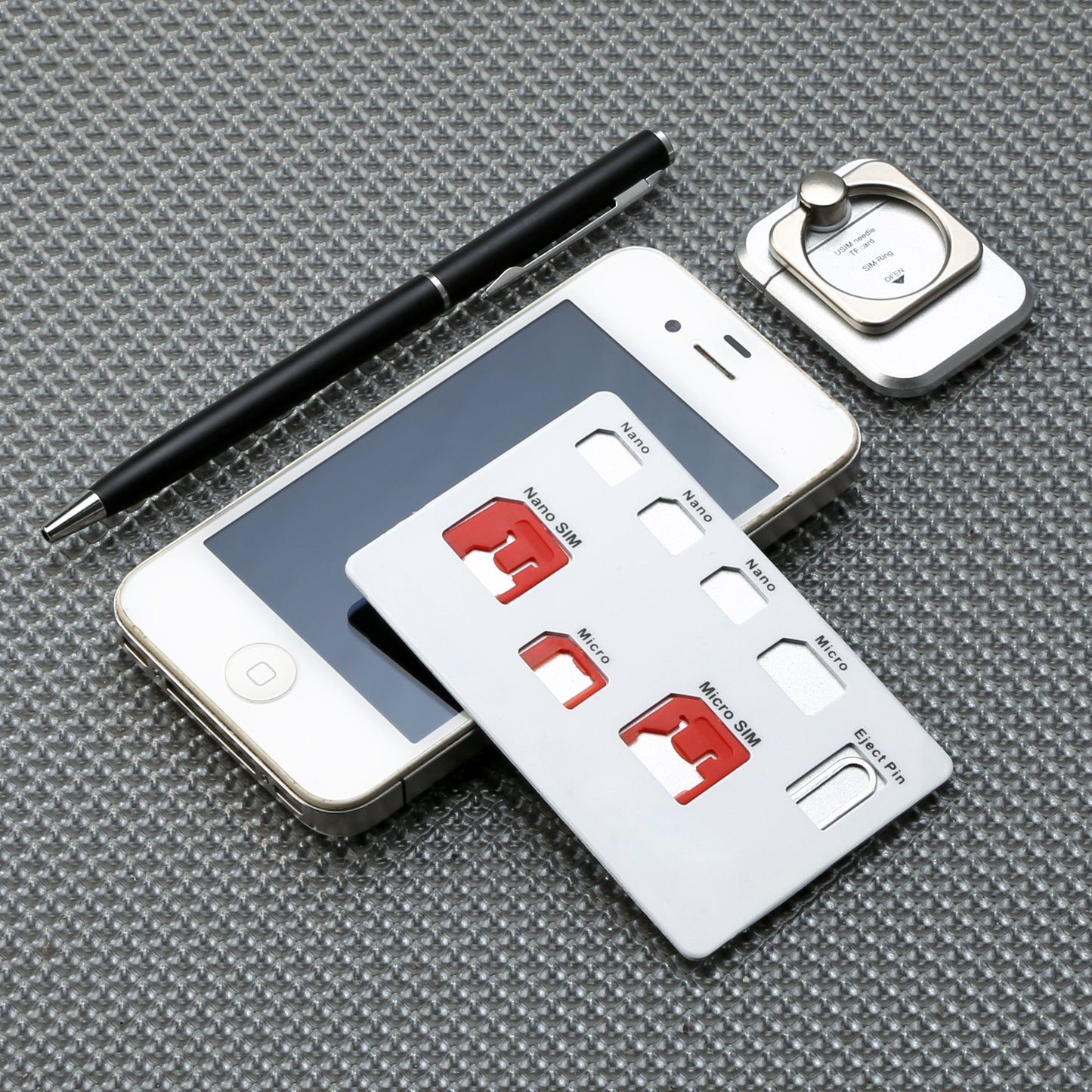 dimbuyshop 2in1 sim card holder micro sim adapter nano sim adapter eject pin slot