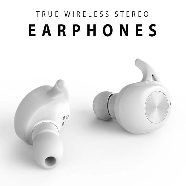 Lexuma XBud True Wireless TWS In-Ear Bluetooth Sports Earbuds earphone headphone  [With Charging Case] - white TWS