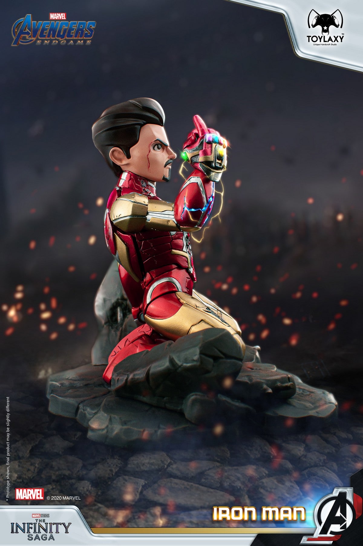 漫威復仇者聯盟：鐵甲奇俠正版模型手辦人偶玩具 Marvel's Avengers: Iron Man figure toy  left