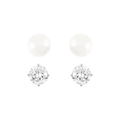 SWAROVSKI Attract Crystal Pearl & Clear Crystal Earring Jackets Set #5184312SWAROVSKI Attract Crystal Pearl & Clear Crystal Earring Jackets Set #5184312