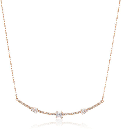 SWAROVSKI gray necklace - Rose Gold #5290962
