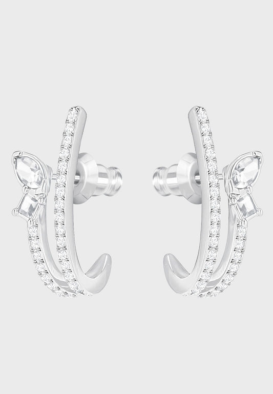 SWAROVSKI Women Stainless Steel Hoop Earrings #5351315