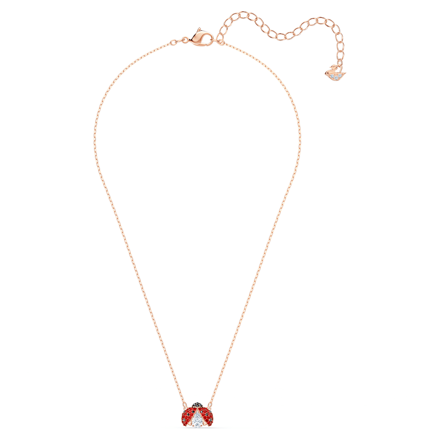 SWAROVSKI Swarovski Sparkling Dance Ladybug Necklace - 紅色及鍍金色 5521787