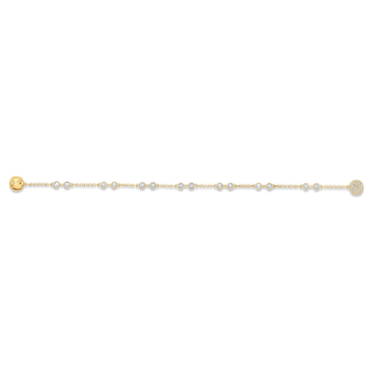 SWAROVSKI Remix Collection Carrier - White & Gold-tone plated #5535290