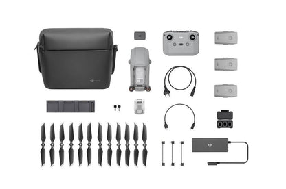 DJI Mavic Air 2 Fly More Combo - Drone Quadcopter UAV with 48MP Camera 4K Video 8K Hyperlapse 1/2" CMOS Sensor 3-Axis Gimbal 34min Flight Time ActiveTrack 3.0 Ocusync 2.0, Gray-dji-mavic-air-2-fly-more-combo-drone-package