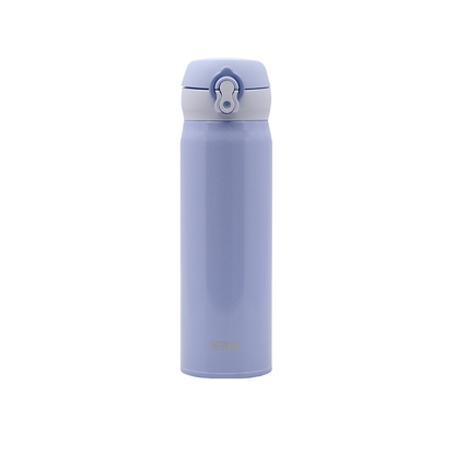 膳魔師Thermos JNL-504系列進口不鏽鋼便攜保溫水壺 - 五色可選（白/黑/粉/紅/藍) Products Thermos JNL-504 Stainless Steel Portable Insulated Water Bottle Powder Blue Front View